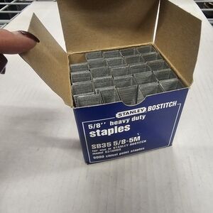 Stanley Bostitch Heavy Duty Staples -  5/8" - Close To 5000